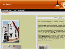 Tablet Screenshot of cazare-sibiu-andra.com